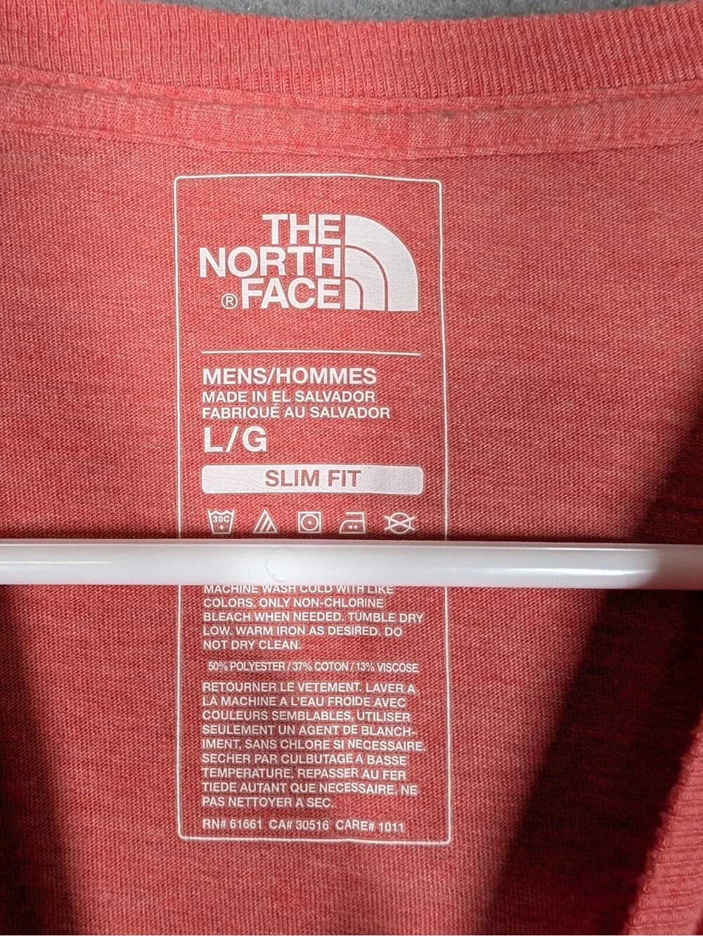 The North Face Mens Large Red Heather Never Stop Exploring Van Surf Graphic Tees
